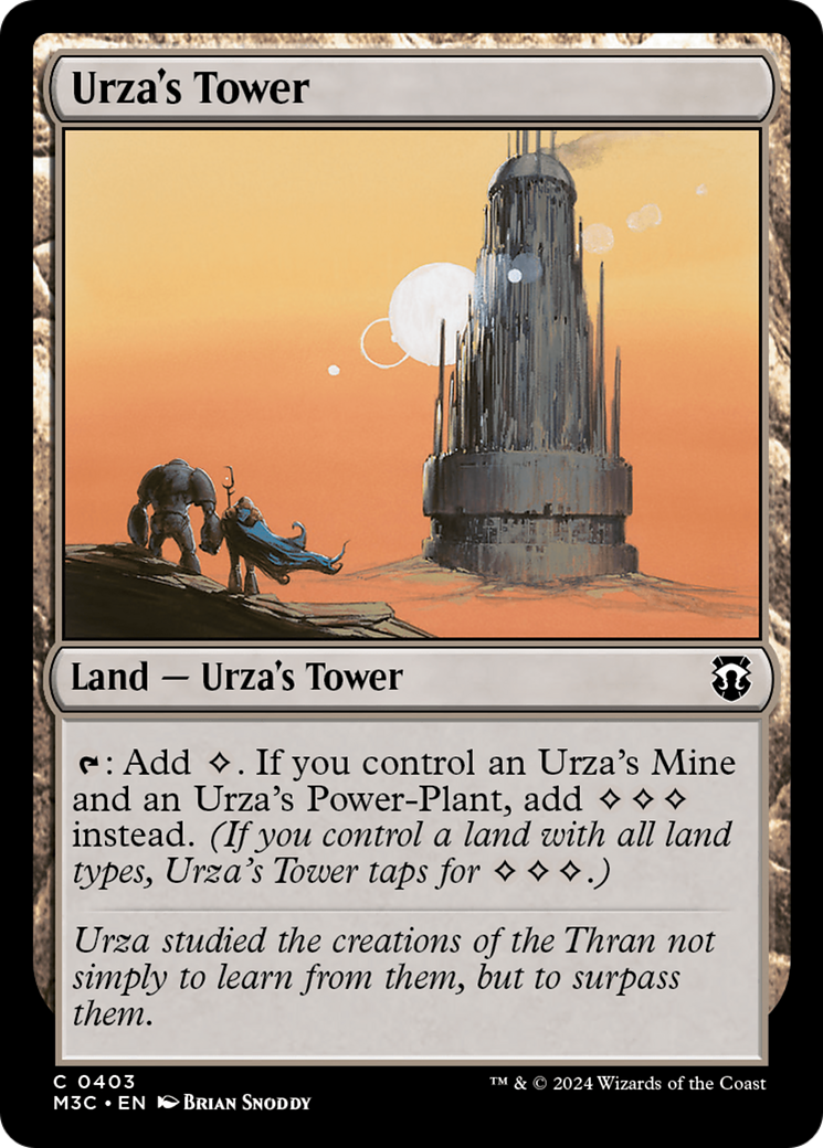 Urza's Tower (Ripple Foil) [Modern Horizons 3 Commander] | RetroPlay Games