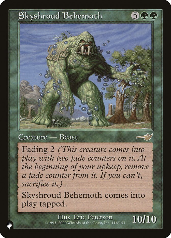 Skyshroud Behemoth [The List] | RetroPlay Games