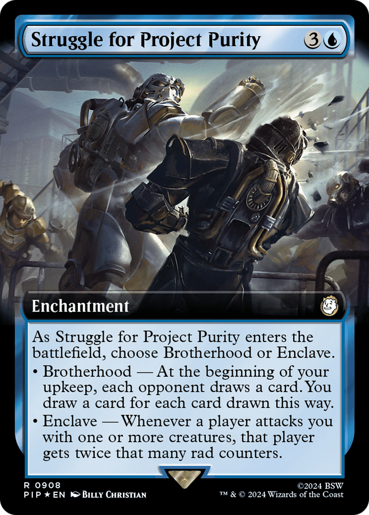 Struggle for Project Purity (Extended Art) (Surge Foil) [Fallout] | RetroPlay Games