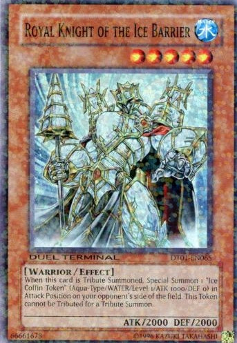 Royal Knight of the Ice Barrier [DT01-EN065] Super Rare | RetroPlay Games