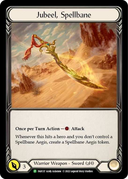 Jubeel, Spellbane [FAB137] (Promo)  Cold Foil | RetroPlay Games