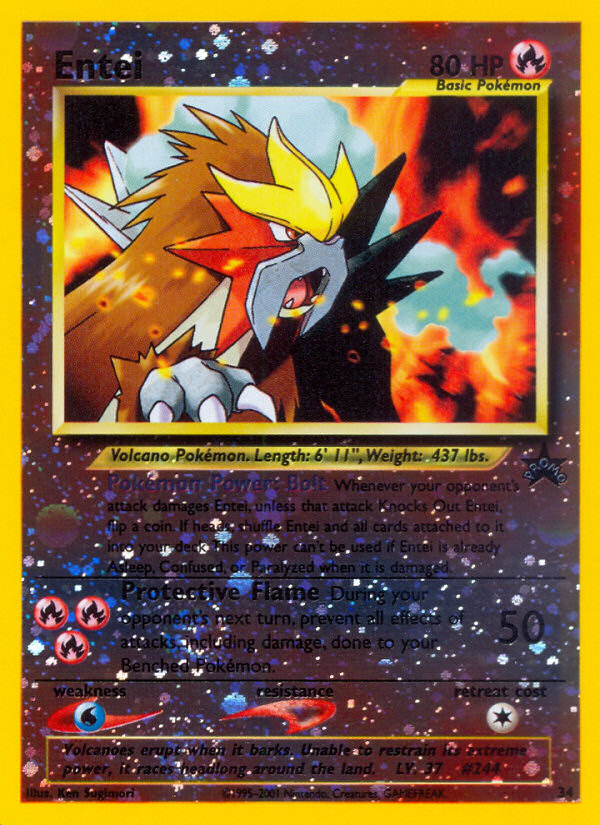 Entei (34) [Wizards of the Coast: Black Star Promos] | RetroPlay Games