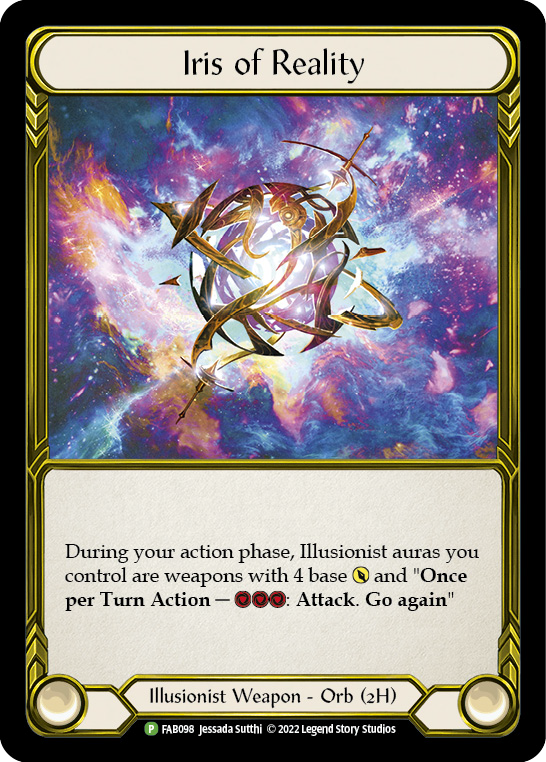 Iris of Reality (Golden) [FAB098] (Promo)  Cold Foil | RetroPlay Games