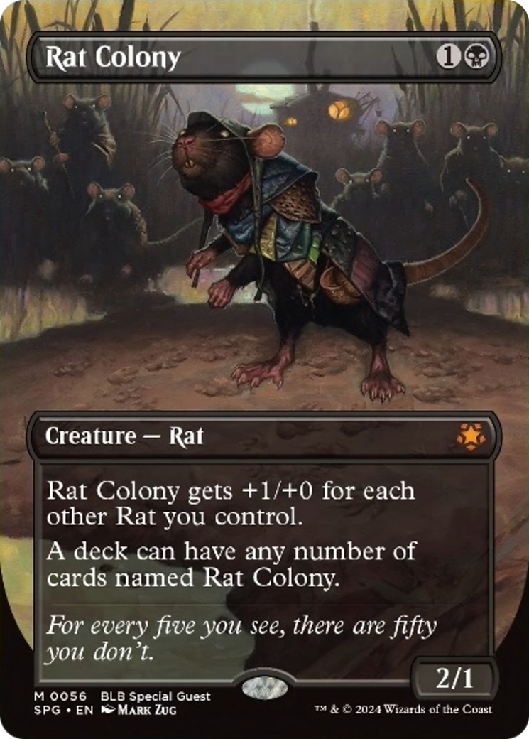 Rat Colony (Borderless) [Bloomburrow Special Guests] | RetroPlay Games