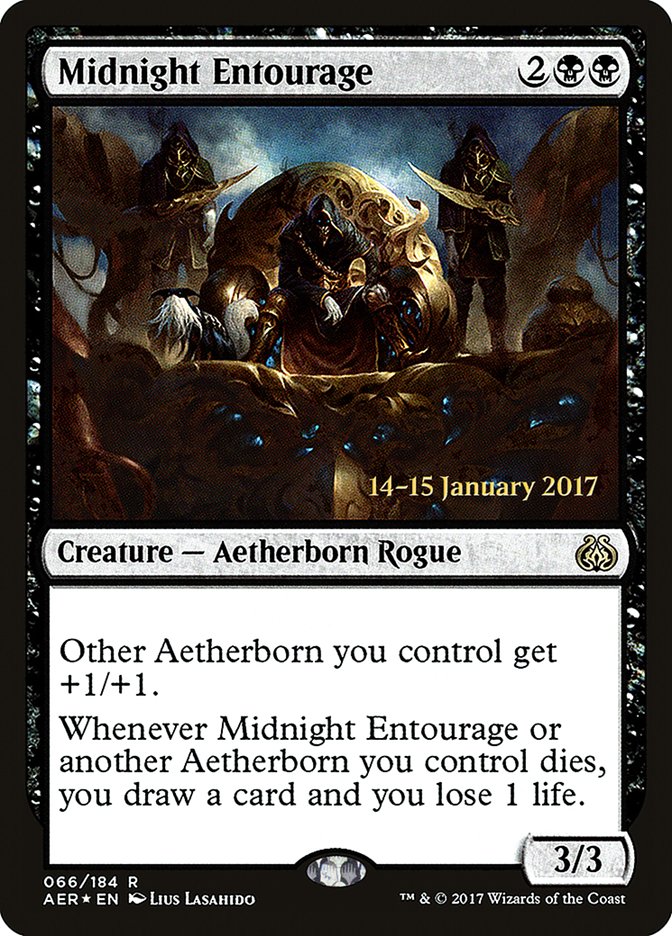 Midnight Entourage [Aether Revolt Prerelease Promos] | RetroPlay Games