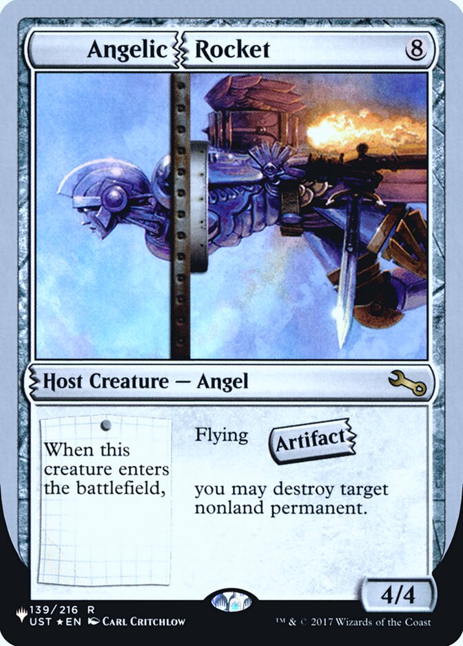 Angelic Rocket (Unfinity Foil Edition) [The List] | RetroPlay Games