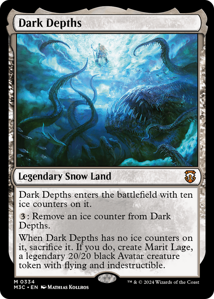 Dark Depths (Ripple Foil) [Modern Horizons 3 Commander] | RetroPlay Games