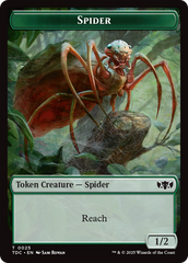 Spider // Bird Double-Sided Token [Tarkir: Dragonstorm Commander Tokens] | RetroPlay Games