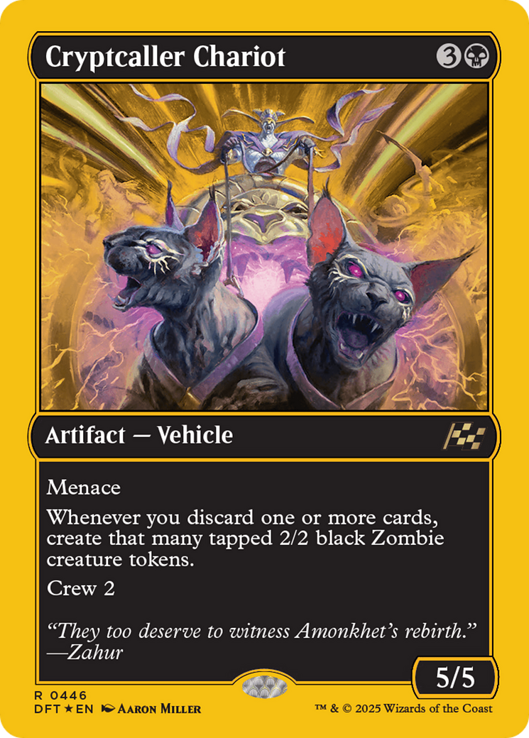 Cryptcaller Chariot (First-Place Foil) [Aetherdrift] | RetroPlay Games