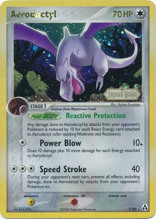 Aerodactyl (1/92) (Stamped) [EX: Legend Maker] | RetroPlay Games