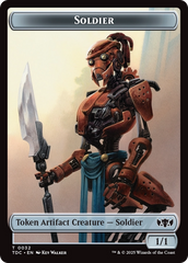 Solider (0032) // Copy Double-Sided Token [Tarkir: Dragonstorm Commander Tokens] | RetroPlay Games