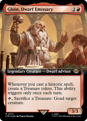 Gloin, Dwarf Emissary (Extended Art) (Surge Foil) [The Lord of the Rings: Tales of Middle-Earth] | RetroPlay Games