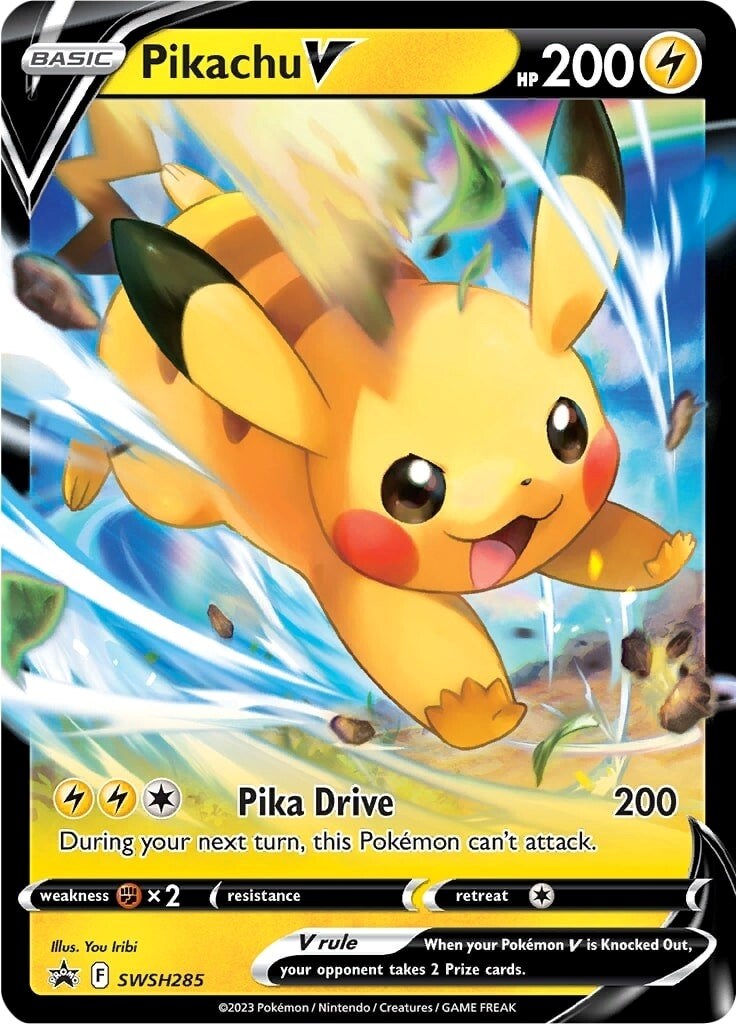 Pikachu V (SWSH285) [Sword & Shield: Black Star Promos] | RetroPlay Games