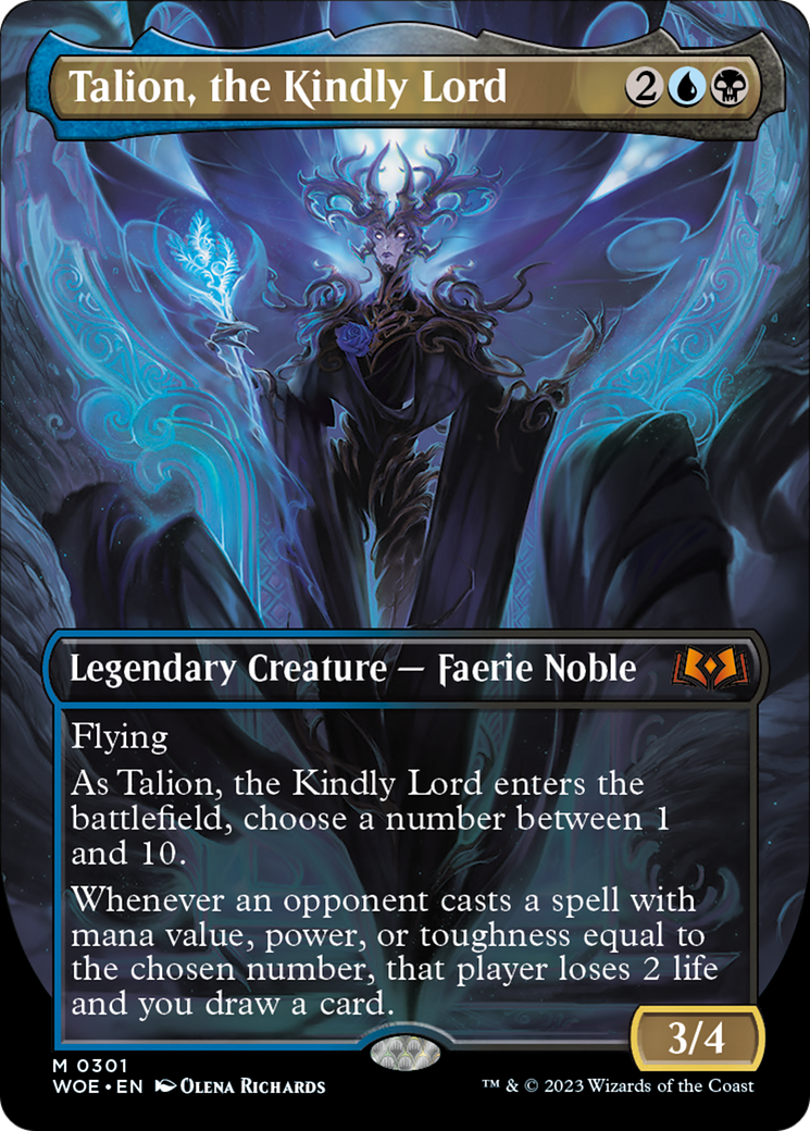 Talion, the Kindly Lord (Borderless Alternate Art) [Wilds of Eldraine] | RetroPlay Games