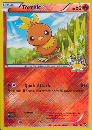 Torchic (12/111) (City Championship Promo) [XY: Furious Fists] | RetroPlay Games