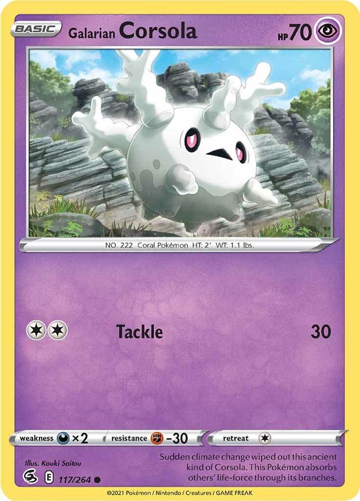 Galarian Corsola (117/264) [Sword & Shield: Fusion Strike] | RetroPlay Games