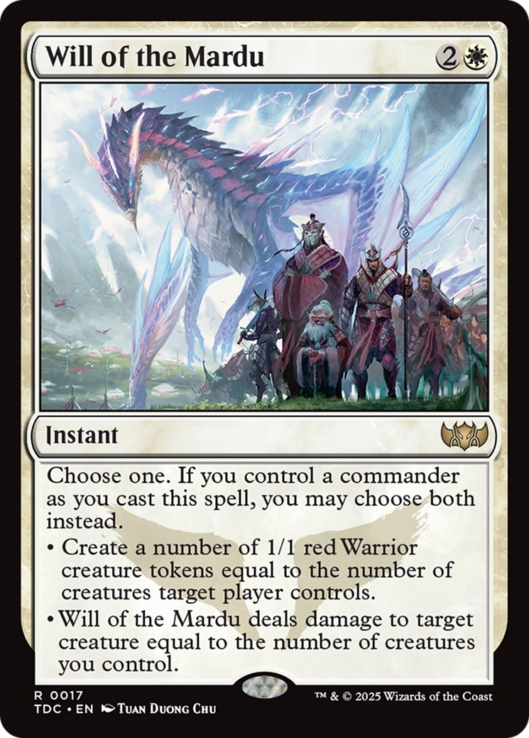 Will of the Mardu [Tarkir: Dragonstorm Commander] | RetroPlay Games
