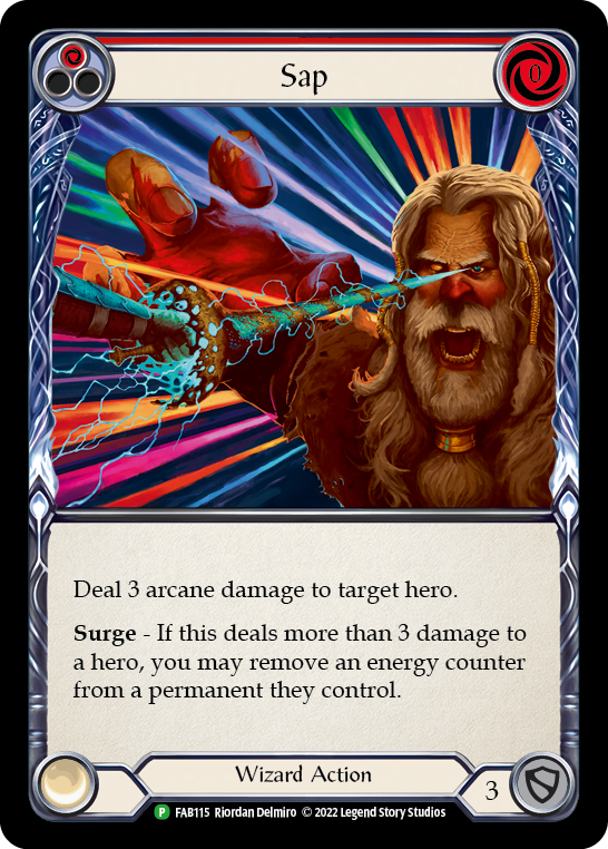 Sap (Red) [FAB115] (Promo)  Rainbow Foil | RetroPlay Games