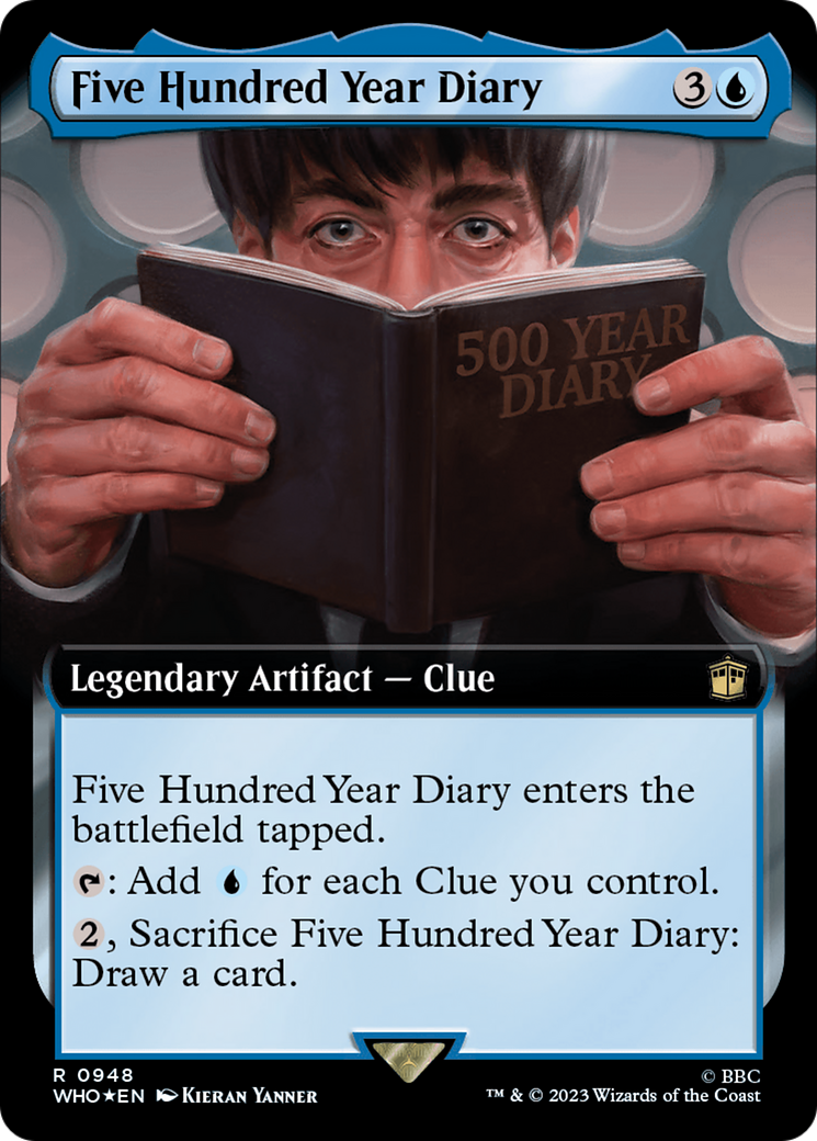 Five Hundred Year Diary (Extended Art) (Surge Foil) [Doctor Who] | RetroPlay Games