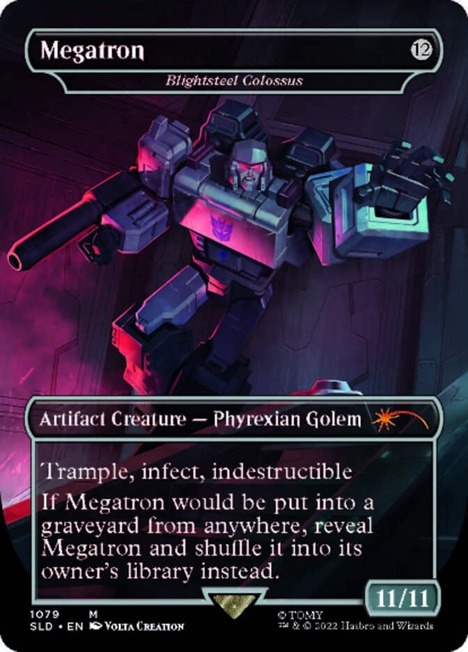 Blightsteel Colossus - Megatron (Borderless) [Secret Lair Drop Series] | RetroPlay Games