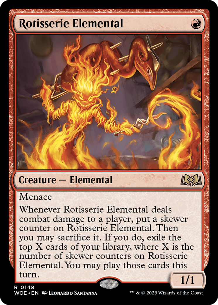 Rotisserie Elemental [Wilds of Eldraine] | RetroPlay Games