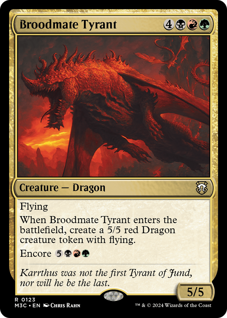 Broodmate Tyrant [Modern Horizons 3 Commander] | RetroPlay Games