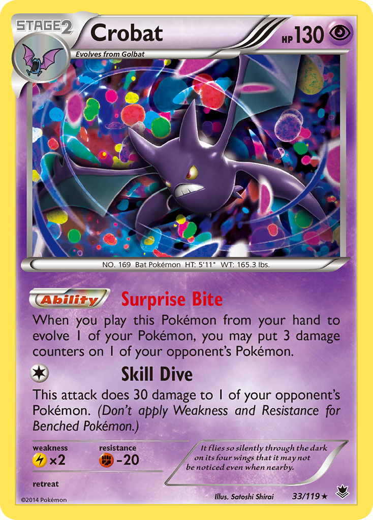 Crobat (33/119) [XY: Phantom Forces] | RetroPlay Games