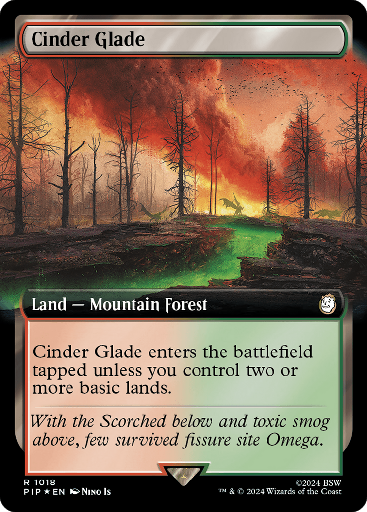 Cinder Glade (Extended Art) (Surge Foil) [Fallout] | RetroPlay Games