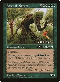 Force of Nature (Oversized) [Oversize Cards] | RetroPlay Games