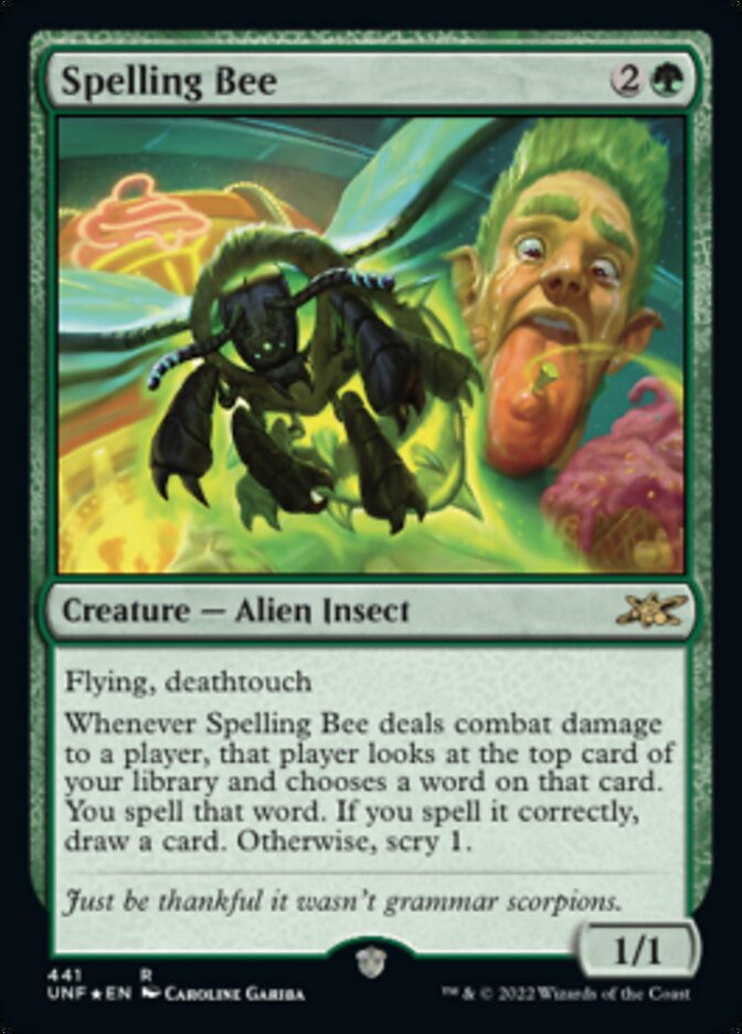 Spelling Bee (Galaxy Foil) [Unfinity] | RetroPlay Games