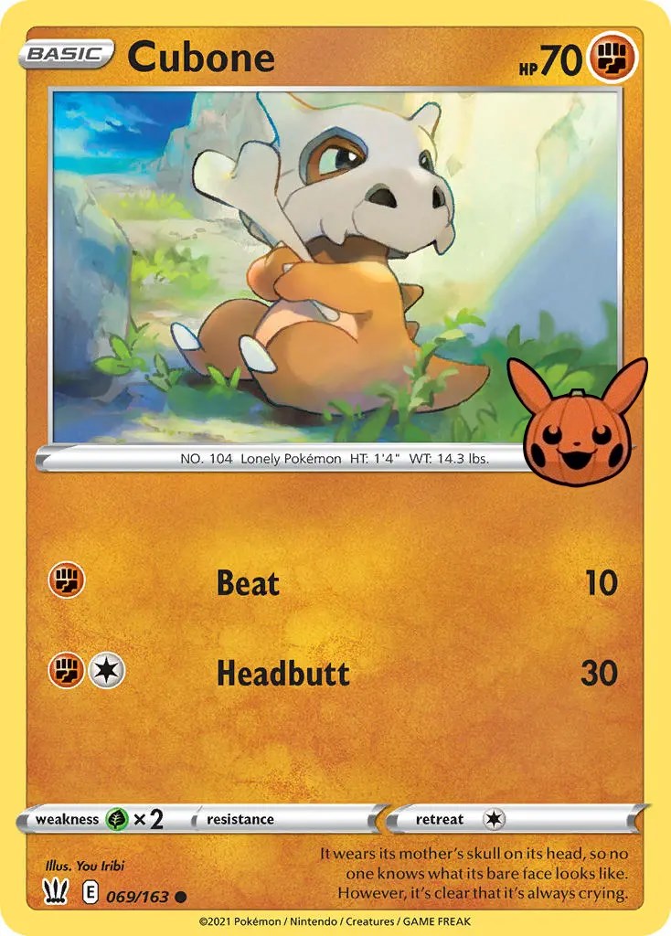 Cubone (069/163) [Trick or Trade] | RetroPlay Games