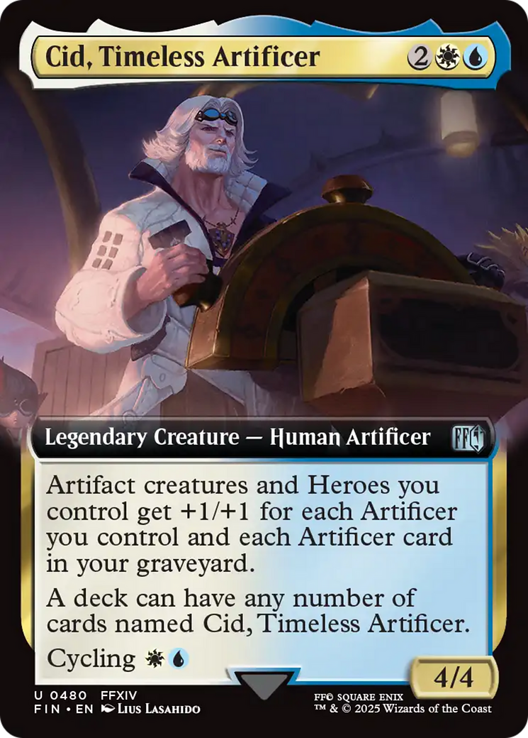 Cid, Timeless Artificer (Extended Art) [FINAL FANTASY] | RetroPlay Games