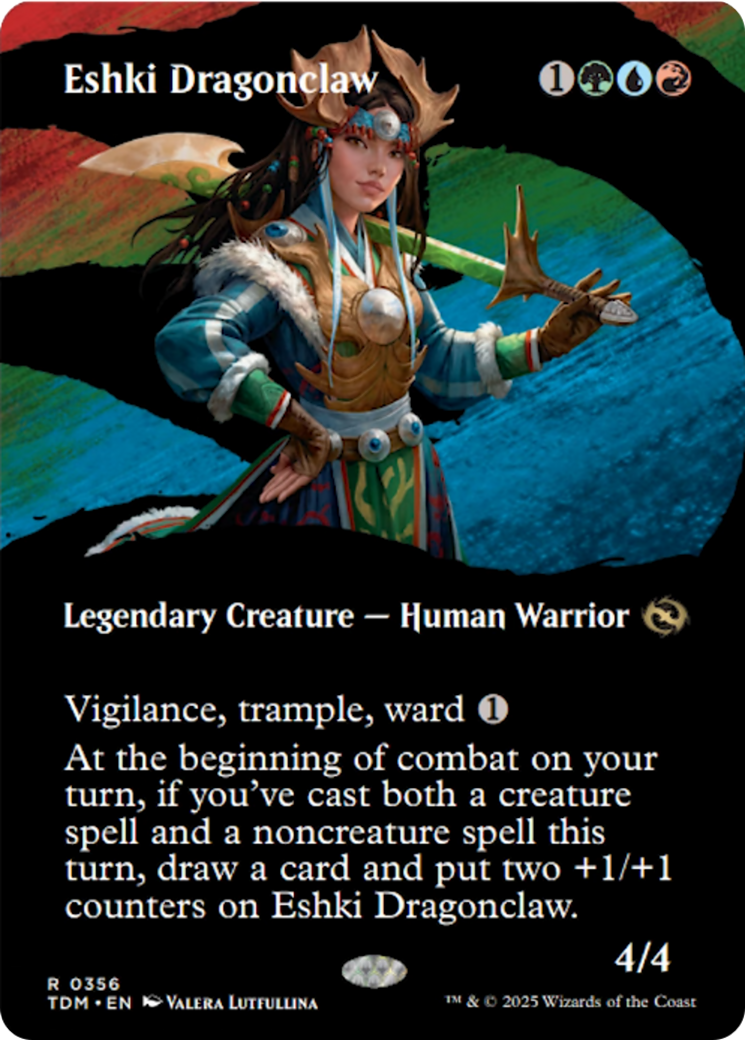Eshki Dragonclaw (Borderless) [Tarkir: Dragonstorm] | RetroPlay Games