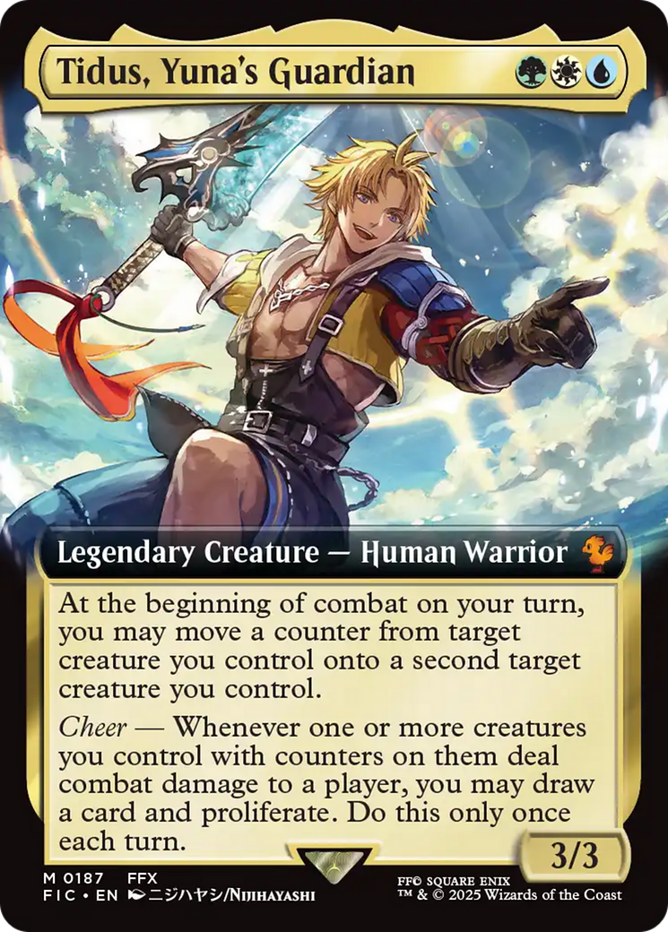 Tidus, Yuna's Guardian (Extended Art) [FINAL FANTASY Commander] | RetroPlay Games