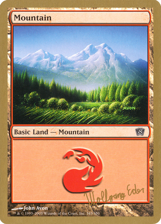 Mountain (we343) (Wolfgang Eder) [World Championship Decks 2003] | RetroPlay Games