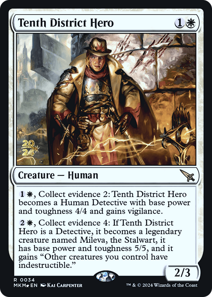 Tenth District Hero [Murders at Karlov Manor Prerelease Promos] | RetroPlay Games