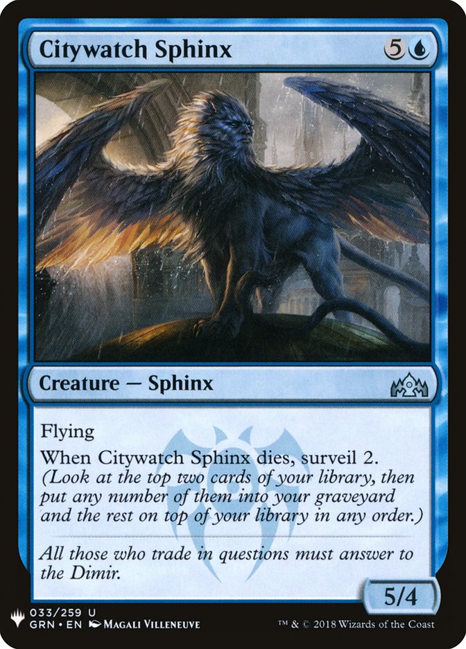 Citywatch Sphinx [Mystery Booster] | RetroPlay Games