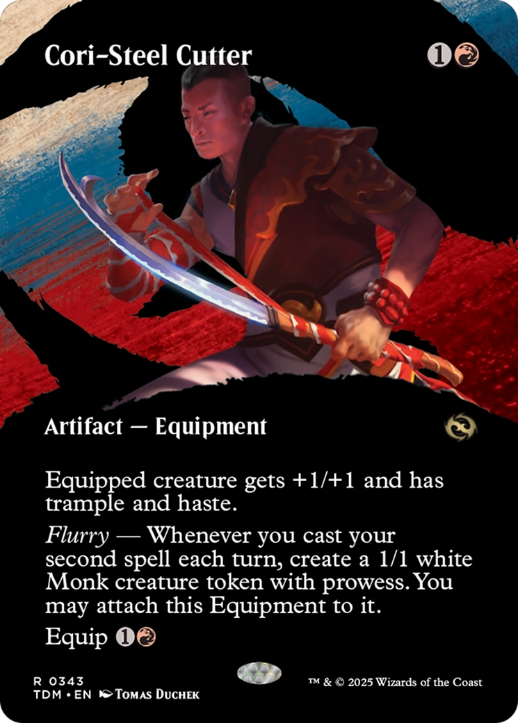 Cori-Steel Cutter (Borderless) [Tarkir: Dragonstorm] | RetroPlay Games