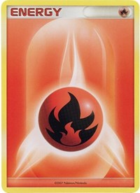 Fire Energy (2007 Unnumbered D P Style) [League & Championship Cards] | RetroPlay Games