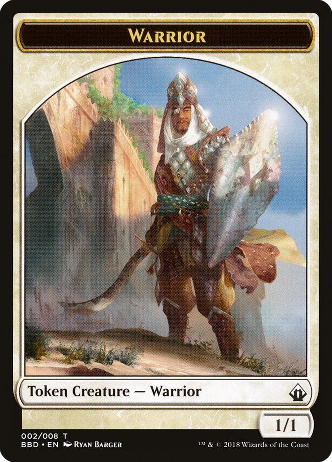 Warrior Token [Battlebond Tokens] | RetroPlay Games