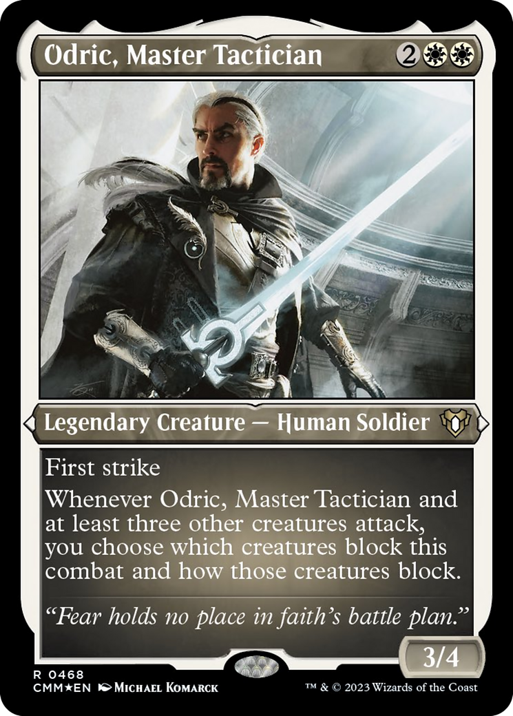 Odric, Master Tactician (Foil Etched) [Commander Masters] | RetroPlay Games