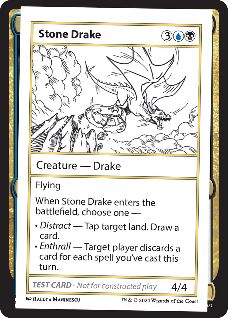 Stone Drake [Mystery Booster 2 Playtest Cards] | RetroPlay Games