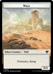 Wall // Kor Ally Double-Sided Token [Commander Masters Tokens] | RetroPlay Games