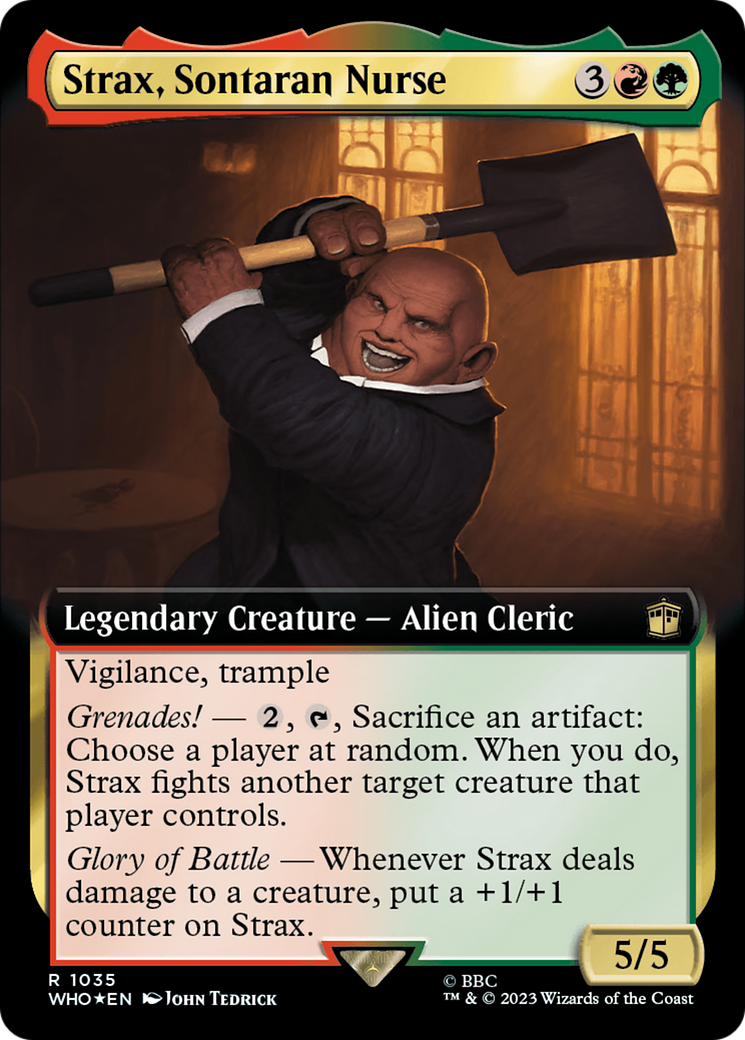 Strax, Sontaran Nurse (Extended Art) (Surge Foil) [Doctor Who] | RetroPlay Games