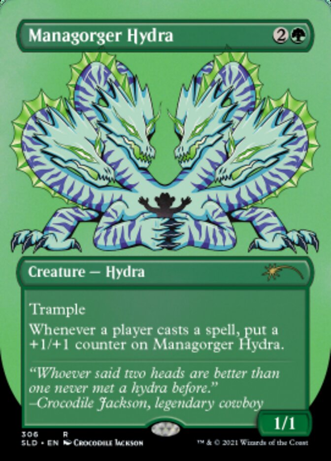 Managorger Hydra (Borderless) (Foil Etched) [Secret Lair Drop Series] | RetroPlay Games