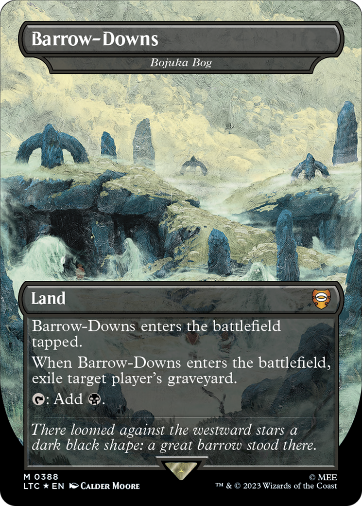 Barrow-Downs - Bojuka Bog (Surge Foil Realms and Relics) [The Lord of the Rings: Tales of Middle-Earth Commander] | RetroPlay Games