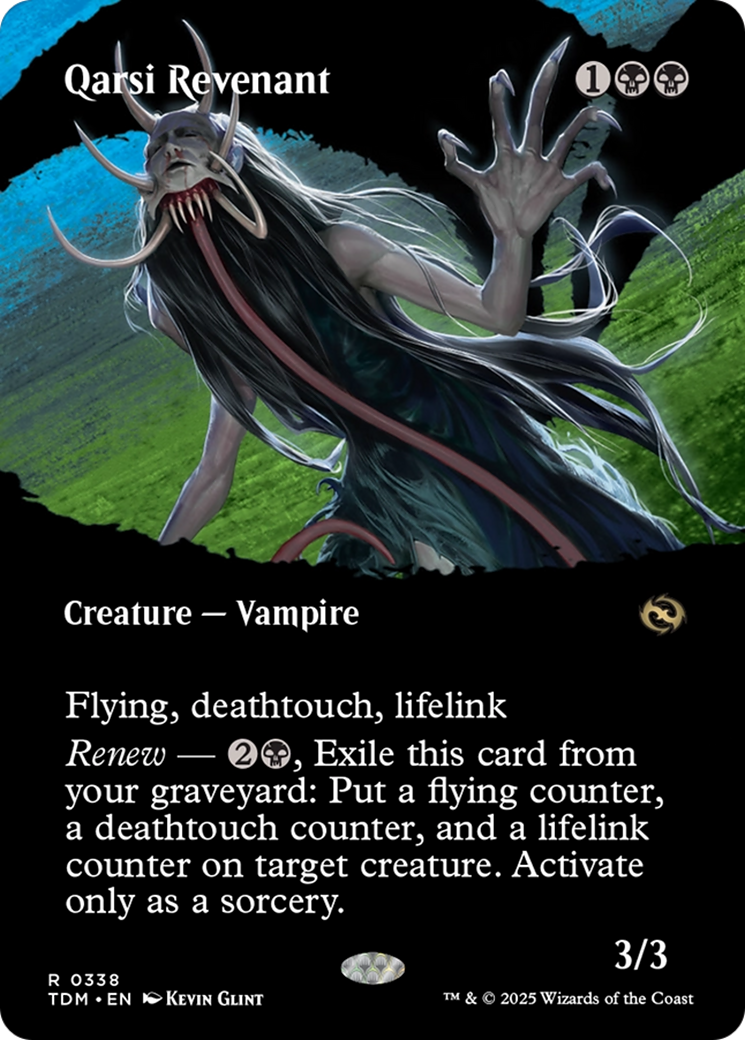 Qarsi Revenant (Borderless) [Tarkir: Dragonstorm] | RetroPlay Games
