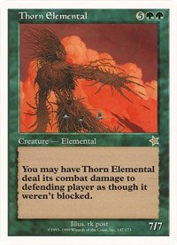 Thorn Elemental (Oversized) [Oversize Cards] | RetroPlay Games