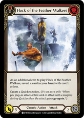 Flock of the Feather Walkers (Red) [U-WTR182] (Welcome to Rathe Unlimited)  Unlimited Rainbow Foil | RetroPlay Games