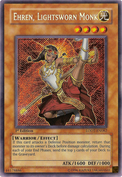 Ehren, Lightsworn Monk [LODT-EN082] Secret Rare | RetroPlay Games